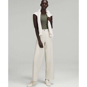 lululemon athletica Wide-Leg City Pants in Cream